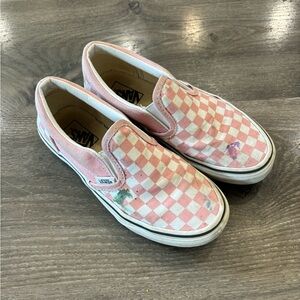 Vans Checkered Classic Slip Ons Size Kids 2